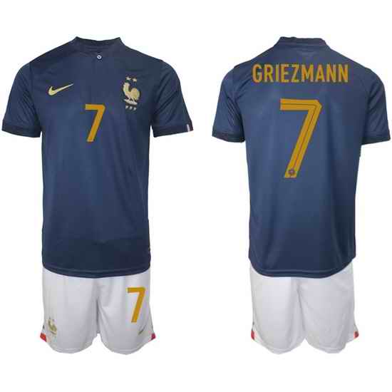 Men FIFA 2022 France Soccer Jersey 017